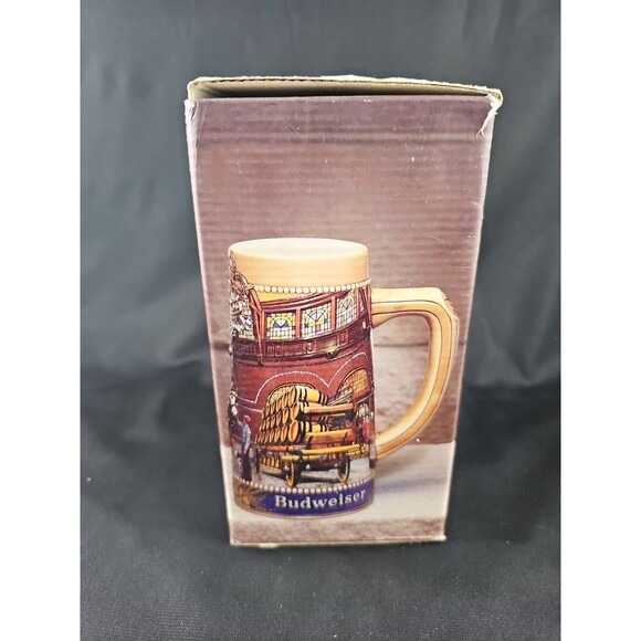 1987 National Historical Landmark Series A Budweiser Clydesdale Beer Stein Mug - Picture 2 of 10